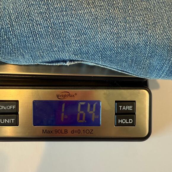 Zara Man Distressed Jeans Men’s 28 | Y2K Grunge Straight Fit Raw Hem Denim - Picture 9 of 9